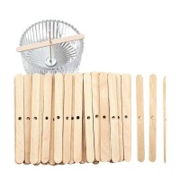 Ahşap Mum Fitili Sabitleyeci (100 Adet)