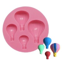 Dört Boy Uçan Balon Silikon Kalıp 4 lü
