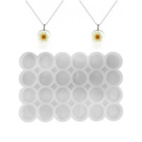 Epoksi Kalıbı Çoklu Daire Kolye Ve Anahtarlık Kalıbı 24 Lü Epoksi Kalıbı Çoklu Daire Kolye Ve Anahtarlık Kalıbı 24 Lü