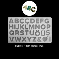 Epoksi  Silikon  Büyük Harf Kalıbı  TÜRKÇE