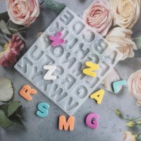 Epoksi Silikon Kalıp Bubble Büyük Harfler Kalıbı Epoksi Silikon Kalıp Bubble Büyük Harfler Kalıbı