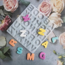 Epoksi Silikon Kalıp Bubble Büyük Harfler Kalıbı Epoksi Silikon Kalıp Bubble Büyük Harfler Kalıbı