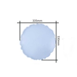 Epoksi Silikon Kalıp  YERLİ ÜRETİM Büyük Tepsi Kenarı Dalgali Model 33.5 CM Epoksi Silikon Kalıp  YERLİ ÜRETİM Büyük Tepsi Kenarı Dalgali Model 33.5 CM