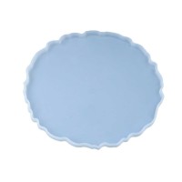 Epoksi Silikon Kalıp  Büyük Tepsi Kenarı Dalgali Model 33.5 CM Epoksi Silikon Kalıp  Büyük Tepsi Kenarı Dalgali Model 33.5 CM