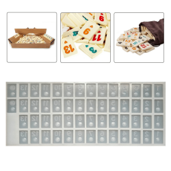 Epoksi Silikon Kalıp Okey Taşları Silikon Kalıbı