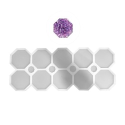 Epoksi Silikon Kalıp Sekizgen Bardak Altı Ve Magnet Kalıbı 6.8 CM 10 Lu Epoksi Silikon Kalıp Sekizgen Bardak Altı Ve Magnet Kalıbı 6.8 CM 10 Lu