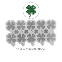 Epoksi Silikon Kalıp Yonca Kalıbı 10 Lu Epoksi Silikon Kalıp Yonca Kalıbı 10 Lu