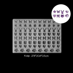 Epoksi Silikon Mini Figürler Anahtarlık ve Kolye Kalıbı Epoksi Silikon Mini Figürler Anahtarlık ve Kolye Kalıbı