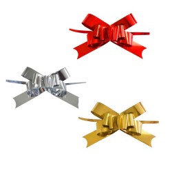 Rafyadan Metalize Çekmeli Hazır Fiyonk 2 CM (50 Adet) Rafyadan Metalize Çekmeli Hazır Fiyonk 2 CM (50 Adet)