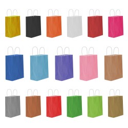 Kağıt Hediye Çantası Küçük Boy Düz Renk 18X24 Cm (25 Adet) Kağıt Hediye Çantası Küçük Boy Düz Renk 18X24 Cm (25 Adet)