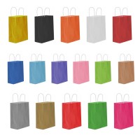 Kağıt Hediye Çantası Düz Renk Battal Boy 31X41 CM (25 Adet)