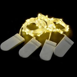 Peri Led Işık|ince Pil Yataklı  Gün Işığı Tel Şerit Led Kendinden Pilli (1,5 Metre) Peri Led Işık|ince Pil Yataklı  Gün Işığı Tel Şerit Led Kendinden Pilli (1,5 Metre)