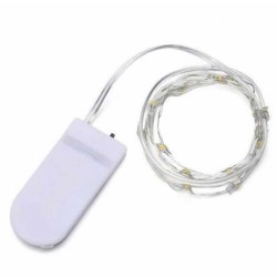 Peri Led Işık|ince Pil Yataklı  Gün Işığı Tel Şerit Led Kendinden Pilli (1,5 Metre) Peri Led Işık|ince Pil Yataklı  Gün Işığı Tel Şerit Led Kendinden Pilli (1,5 Metre)