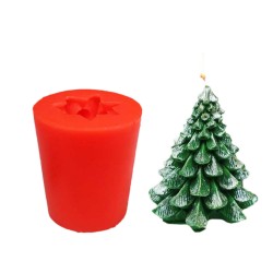 Silikon Kalıp Çam Ağacı Kalıbı  3 Boyut lu  8X9 CM S13,7 Silikon Kalıp Çam Ağacı Kalıbı  3 Boyut lu  8X9 CM S13,7