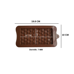 Silikon Kalıp Çikolata Ve Kek Kalıbı Petek Model BT2311 Silikon Kalıp Çikolata Ve Kek Kalıbı Petek Model BT2311