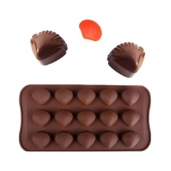 Silikon Kalıp Deniz Kabuğu Shell  15 li Silikon Kalıp Deniz Kabuğu Shell  15 li