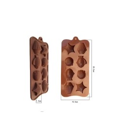 Silikon Kalıp Farklı  Deniz Canlıları Modeli   Kalıbı  8 li Silikon Kalıp Farklı  Deniz Canlıları Modeli   Kalıbı  8 li