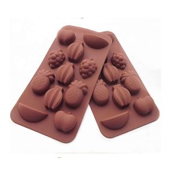 Silikon Kalıp Farklı  Meyve Modeli   Kalıbı  11 li Silikon Kalıp Farklı  Meyve Modeli   Kalıbı  11 li