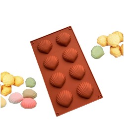 Silikon Kalıp İstiridye  (Shell) Deniz Kabuğu Kalıbı 8 Li Silikon Kalıp İstiridye  (Shell) Deniz Kabuğu Kalıbı 8 Li