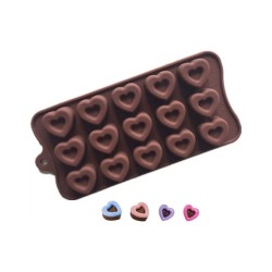 Silikon Kalıp Kalp Ortası Şekilli   15 Li Silikon Kalıp Kalp Ortası Şekilli   15 Li