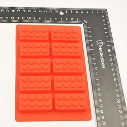 Silikon  Kalıp  Lego  10 Lu Silikon  Kalıp  Lego  10 Lu