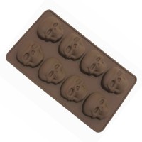 Silikon Kalıp Kuru Kafa Çikolata Kalıbı 8 li Silikon Kalıp Kuru Kafa Çikolata Kalıbı 8 li