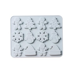 Silikon Kalıp Noel Kalıbı  (Yenı Yıl  Kalıbı) 12 li Silikon Kalıp Noel Kalıbı  (Yenı Yıl  Kalıbı) 12 li