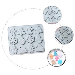 Silikon Kalıp Noel Kalıbı  (Yenı Yıl  Kalıbı) 12 li Silikon Kalıp Noel Kalıbı  (Yenı Yıl  Kalıbı) 12 li