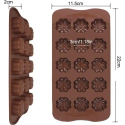 Silikon Kalıp   Sekiz Yapraklı Yonca  Kalıbı    15 Li Silikon Kalıp   Sekiz Yapraklı Yonca  Kalıbı    15 Li