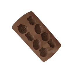 Silikon Kalıp  Tavşan Yumurta Hediye kutusu   Kalıbı  8 li