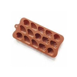 Silikon Kalıp  Üç  Farklı Deniz Kabuğu  Kalıbı  15 li Silikon Kalıp  Üç  Farklı Deniz Kabuğu  Kalıbı  15 li