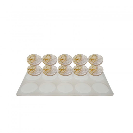 Epoksi Çoklu Silikon Kalıp Magnet Kalıbı Düz Yuvarlak Seri Döküm Kalıbı 6 CM 10 Lu Epoksi Çoklu Silikon Kalıp Magnet Kalıbı Düz Yuvarlak Seri Döküm Kalıbı 6 CM 10 Lu