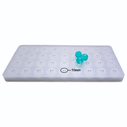 Epoksi Silikon Tesbih Kalıbı 36 Lı 10 MM Boncuk Silikon Kalıp Epoksi Silikon Tesbih Kalıbı 36 Lı 10 MM Boncuk Silikon Kalıp