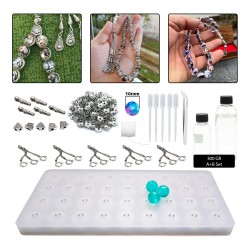 Epoksi Tesbih Kalıbı Yapım Seti 10 MM Epoksi Tesbih Kalıbı Yapım Seti 10 MM