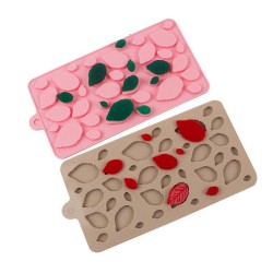 Silikon Kek Kalıp Çikolata Yaprak Kalıbı Şeker Hamuru ve Taş Tozu Silikon Kalıbı Silikon Kek Kalıp Çikolata Yaprak Kalıbı Şeker Hamuru ve Taş Tozu Silikon Kalıbı