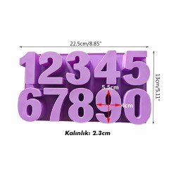 Epoksi Silikon Kalıp Masa Süsü Rakam Kalıbı Kek Silikon Çikolata Pasta Rakam Kalıbı Epoksi Silikon Kalıp Masa Süsü Rakam Kalıbı Kek Silikon Çikolata Pasta Rakam Kalıbı