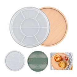 Epoksi Silikon Kalıp Yuvarlak Tepsi Daire Çıkıntılı Sunumluk Tepsi Beton Kalıbı 17.2 CM Epoksi Silikon Kalıp Yuvarlak Tepsi Daire Çıkıntılı Sunumluk Tepsi Beton Kalıbı 17.2 CM