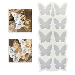 Epoksi Reçine Silikon Kalıp Çoklu Kelebek Magnet Kalıbı Seri Döküm Kalıbı 7 CM 10 Lu Epoksi Reçine Silikon Kalıp Çoklu Kelebek Magnet Kalıbı Seri Döküm Kalıbı 7 CM 10 Lu