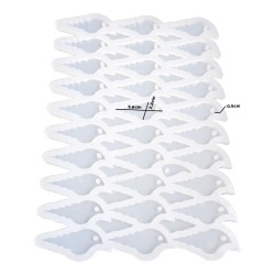 Epoksi Reçine Silikon Kalıp Çoklu Deniz Kabuğu Delikli Anahtarlık Kalıbı 30 Lu Epoksi Reçine Silikon Kalıp Çoklu Deniz Kabuğu Delikli Anahtarlık Kalıbı 30 Lu