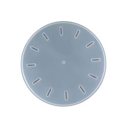 Epoksi Silikon Kalıp Delik Rakamlı Yuvarlak Saat Kalıbı 37 CM Epoksi Silikon Kalıp Delik Rakamlı Yuvarlak Saat Kalıbı 37 CM