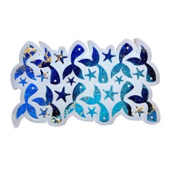 Epoksi Reçine Silikon Kalıp Çoklu Deniz Kızı Yunus Kuyruğu Delikli Anahtarlık Kalıbı 12 Li Epoksi Reçine Silikon Kalıp Çoklu Deniz Kızı Yunus Kuyruğu Delikli Anahtarlık Kalıbı 12 Li