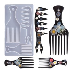 Epoksi Reçine Silikon Kalıp 3 Lü Tarak Kalıbı Epoksi Reçine Silikon Kalıp 3 Lü Tarak Kalıbı