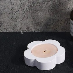 Epoksi Reçine Silikon Kalıp Taş Tozu Papatya Mumluk Kalıbı Epoksi Reçine Silikon Kalıp Taş Tozu Papatya Mumluk Kalıbı