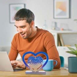 Epoksi Reçine Silikon Sevgililer Günü Fotoğraf Çerçevesi Kalp Dekoratif Resimlik Kalıbı Epoksi Reçine Silikon Sevgililer Günü Fotoğraf Çerçevesi Kalp Dekoratif Resimlik Kalıbı