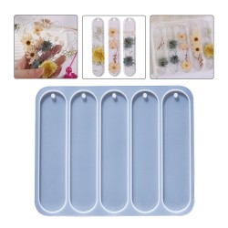 Epoksi Kalıbı Çoklu Oval Kitap Ayracı Kalıbı 5 Li Epoksi Kalıbı Çoklu Oval Kitap Ayracı Kalıbı 5 Li