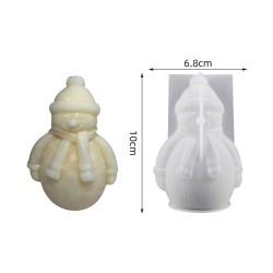Silikon Kalıp Dekoratif Yılbaşı Noel Baba Noel Dekorasyon Mum Kalıbı 10X6.8 CM Silikon Kalıp Dekoratif Yılbaşı Noel Baba Noel Dekorasyon Mum Kalıbı 10X6.8 CM