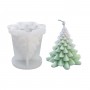 Silikon Kalıp Dekoratif Yılbaşı Noel Ağacı Noel Dekorasyon Mum Kalıbı 8X7.8 CM Silikon Kalıp Dekoratif Yılbaşı Noel Ağacı Noel Dekorasyon Mum Kalıbı 8X7.8 CM