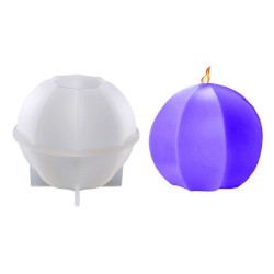 Epoksi Reçine Silikon Kalıp Taş Tozu Çizgili Yuvarlak Daire Mum Kalıbı Epoksi Reçine Silikon Kalıp Taş Tozu Çizgili Yuvarlak Daire Mum Kalıbı