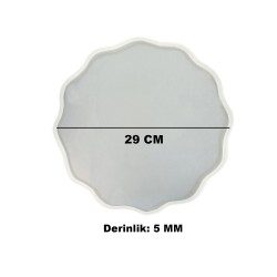 Epoksi Silikon Kalıp YERLİ Dalgalı Nişan ve Söz Tepsi Seti Kalıbı 2 Li Epoksi Silikon Kalıp YERLİ Dalgalı Nişan ve Söz Tepsi Seti Kalıbı 2 Li