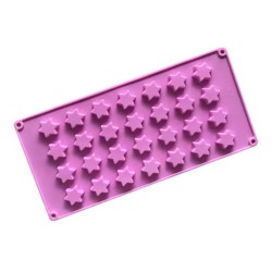 Silikon Kek Kalıp Sugarcraft Yıldız Figürleri Kalıbı Şeker Hamuru Kalıbı 28 Li